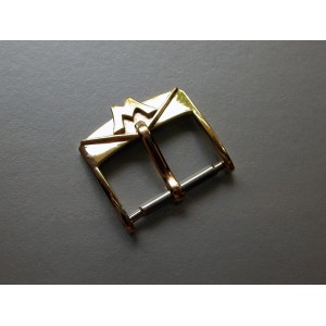 Movado solid 18K yellow gold 16mm buckle